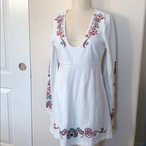 Free People NWT Cream Boho Dress